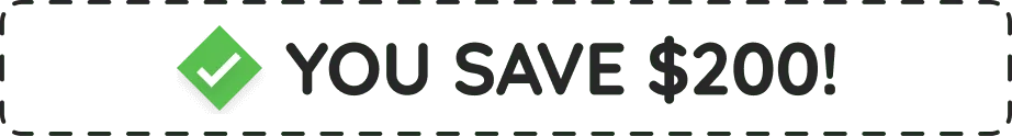 You save $200