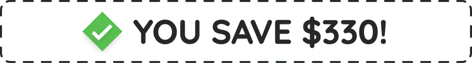 You save $330