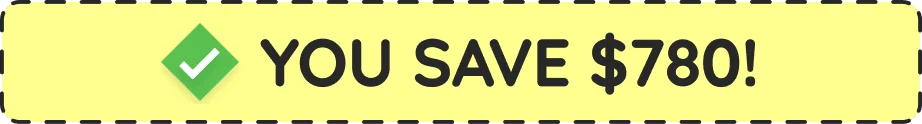 You save $780